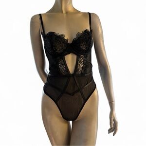 Be Wicked Black Teddy- NWT- Large